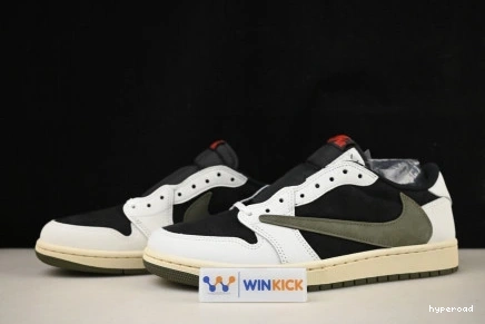 Hyperoad AIR TRAVIS 1 SCOTT X Olive JORDAN OG LOW 0805
